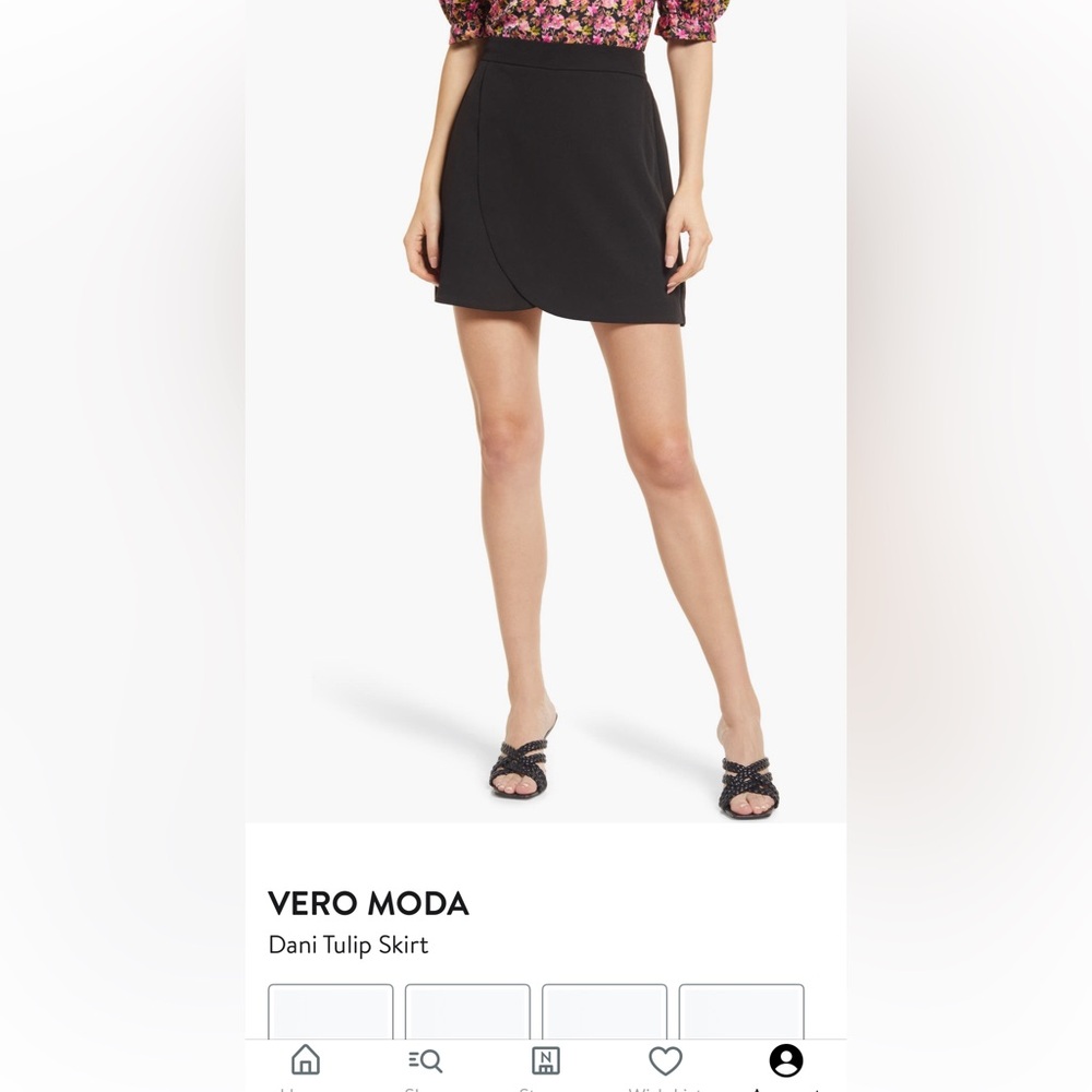 New Vero Moda Elegant Black Skirt